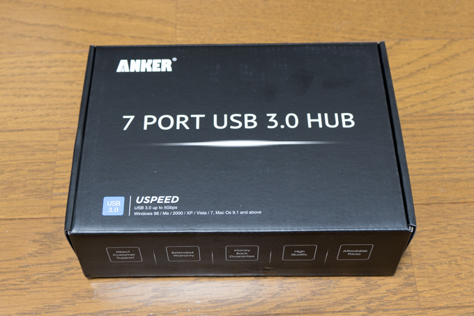 AnkerのセルフパワーUSBハブ「USB 3.0ハブ7ポート電源アダプター」は最新のMacのEl Capitanで動作OK